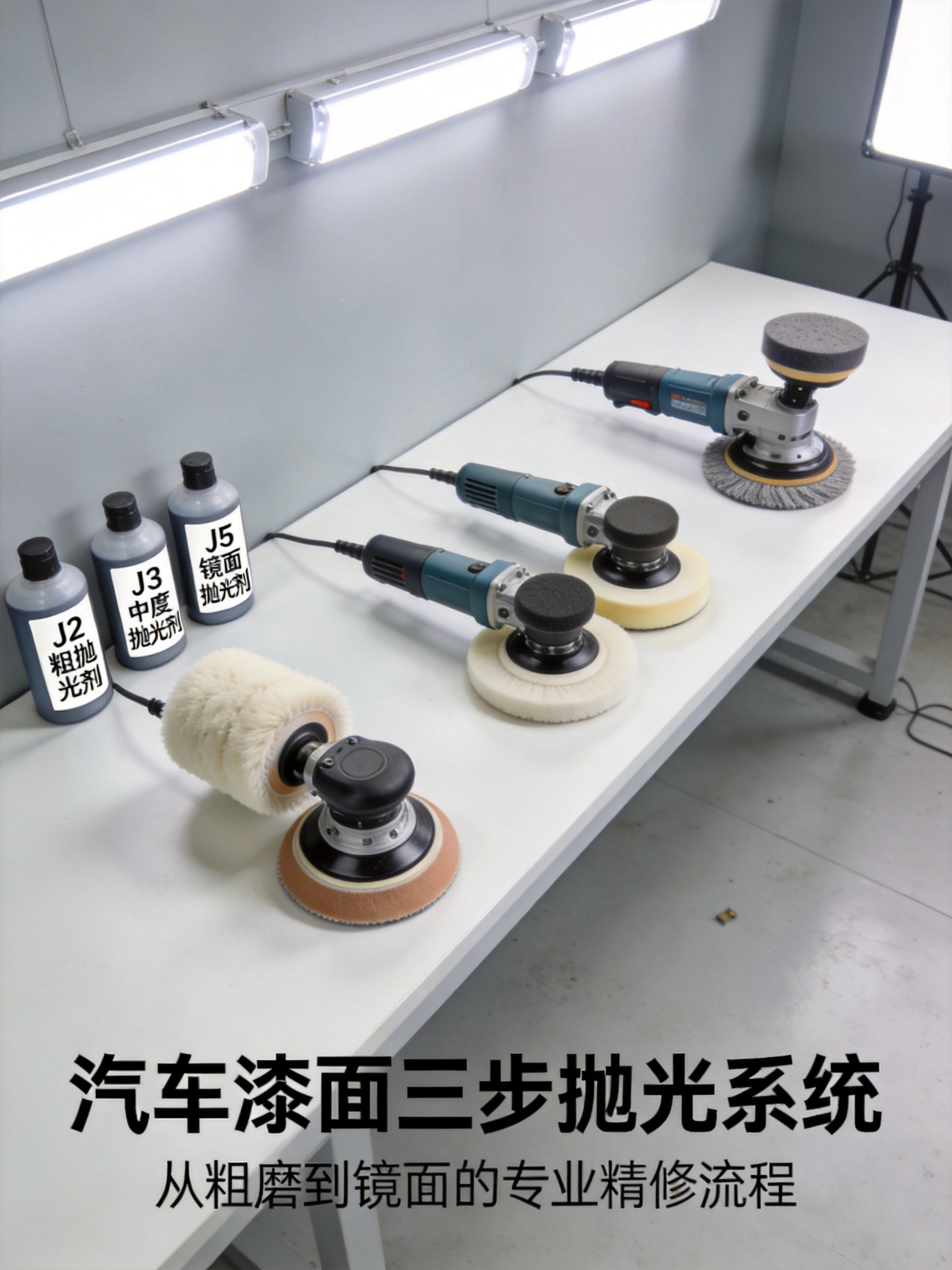 抛光机+抛光盘+抛光蜡怎么搭？三步搭配公式，搞懂切削力就对了